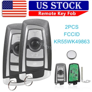 2 For BMW 750Li 2009 2010 2011 - 2014 Keyless Entry Remote Control Car Key Fob - Picture 1 of 8