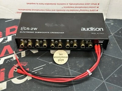 audison # ECS-2W 2 Way Crossover SQ OG Vintage Old School ITALY 1990s RESTORED - Image 1 of 4