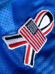 Cinta conmemorativa tributo American Spirit 9-11 de la Asociación Nacional de Baloncesto de la NBA - Imagen 1 de 12