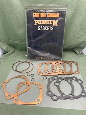 NEW GENUINE CUSTOM CHROME 54-610 MULTI-PART CYLINDER GASKET KIT - Image 1 of 2