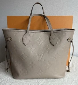 LOUIS VUITTON Empreinte Neverfull MM Tote Turtledove - Picture 1 of 24
