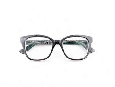 Solo monturas para gafas Jimmy Choo, JIMMY CHOO 150 Q3M, 140, negras, hechas en Italia Foto 1 de 4