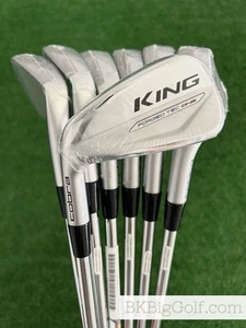 NEW LH Cobra King Forged Tec One Length Iron Set 5-G / KBS $-Taper Lite Regular - Picture 1 of 10