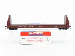 HO Scale Walthers GM&O Gulf Mobile & Ohio 50' Pulpwood Flat Car #3519 - CUSTOM - Bild 1 von 14