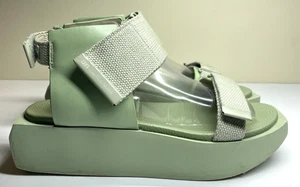 United Nude Wa Puffy Lo Pistachio Green Wedge Sandals Sz 38 EUR 7 US Platform - Picture 1 of 11