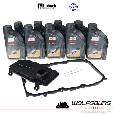 NEW VW Audi Q7 Touareg 0C8 Automatic Transmission Service Kit w/ Fluid 2011-2017 - Image 1 of 4