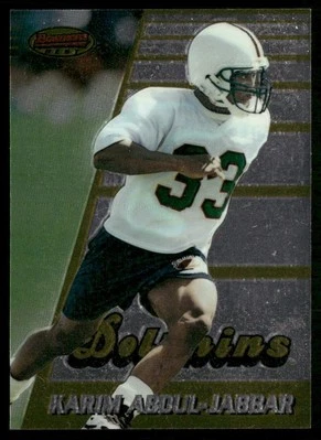 1996 Bowman's Best Karim Abdul-Jabbar RC #155 - Image 1 of 2