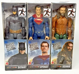 ¡Figuras de acción posables DC Justice League Batman, Superman y Aquaman! (Lote de 3) - Imagen 1 de 16