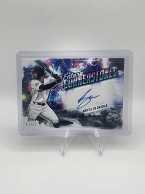 2025 Topps Pro Debut #FC-BE Bryce Eldridge Future Cornerstones #/99 - Image 1 of 2