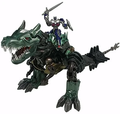 Transformers MB-09 Dinoride GRIMLOCK and OPTIMUS PRIME Figure Takara Tomy - Image 1 of 2