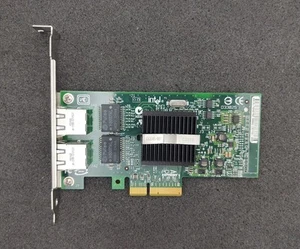 Dell 0X3959 Intel PRO PRO/1000 PT Dual Port Lan Card D33682 RJ-45 / FAST SHIPPIN - Photo 1/5