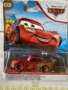 Disney Pixar Diecast Cars - Muddy Lightning McQueen Rusteze. Thunder Hollow - Picture 1 of 6