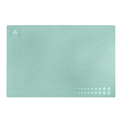 17.7" x 11.8" Cutting Mats Rotary Fabric Mat Double Sided for Sewing Mint Green Foto 1 de 4