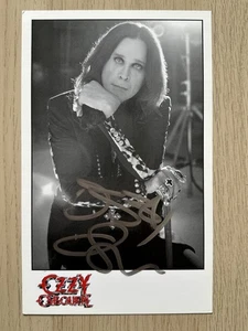 Ozzy Osbourne SIGNED Promotional Photo Black Sabbath AUTOGRAPHED w/ Fingerprint - Picture 1 of 4