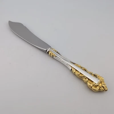 Gorham Golden Medici Sterling Silver Master Butter Knife - 6 3/4" - No Monograms - Image 1 of 2