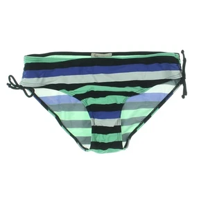Ripe Maternity Womens Green Striped Side Tie Swim Bottom Separates XS 0464 - Picture 1 of 1