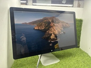 Apple Thunderbolt Display 27" LCD IPS A1407 *SPLIT CABLE* FULLY WORKING MONITOR - Afbeelding 1 van 17
