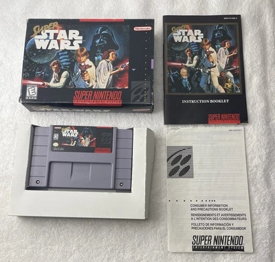 Super Star Wars (Super Nintendo SNES) Complete In Box- CIB-Tested- Great! - Image 1 of 4