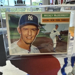 1956 Topps #340 Mickey McDermott Yankees - Picture 1 of 2