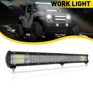 28" LED Work Light Bar Hi Lo Spot Beam Driving Lamp 9D Offroad Car Truck ATV SUV - Picture 1 of 20