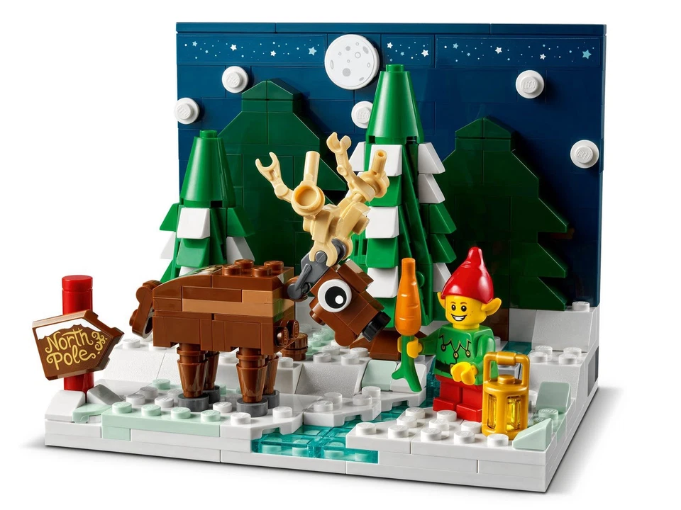 LEGO Santa's Front Yard 40484 CONJUNTO EDIÇÃO LIMITADA RENAS ELFO PÓLO NORTE LACRADO - Imagem 1 de 1