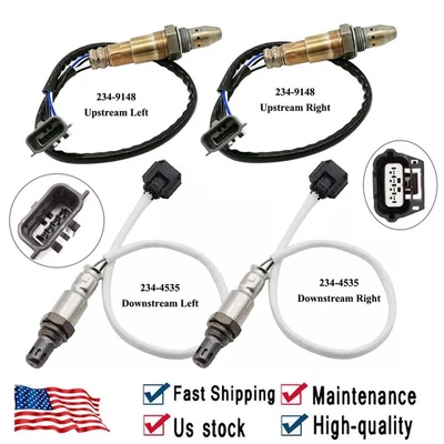 4 件上游和下游 O2 氧气传感器适用于日产 370Z INFINITI Q50 Q70 3.7L — 第 1/4 张图片