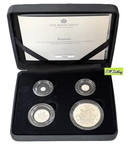 Großbritannien -Silber Britannia 4 Coin Set 2023 - OVP - Bild 1 von 16