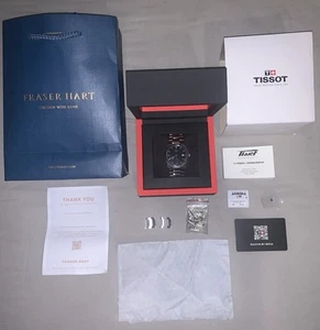 Tissot PRX 40mm Quartz Black Stainless Steel Watch, Includes Everything - Picture 1 of 8