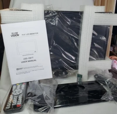 Tote Vision LED-1561T 15.6" Full HD Desktop LCD Hospitality TV - Image 1 of 3