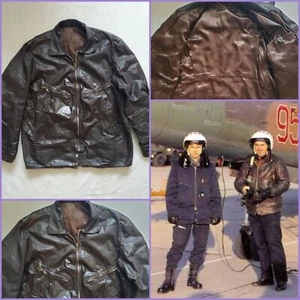 Russian Air Force jet pilot flight jacket coat MIG SU - Picture 1 of 12
