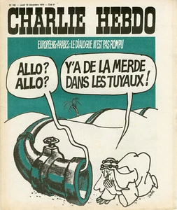 "CHARLIE HEBDO N°160 du 10/12/1973" CABU : EUROPÉENS-ARABES DIALOGUE NON ROMPU - Picture 1 of 1