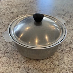 Vintage Kitchen Craft 3 Piece Lidded Stock Pot/ Casserole Pan. 2 & 3 Quart - Picture 1 of 12