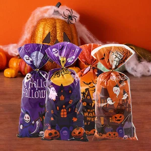Environmentally Candy Packaging Durable Treat Bags Halloween Bag Set with Ghost - Picture 1 of 11