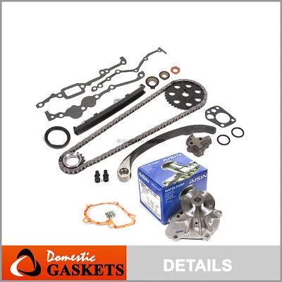 Kit de cadena de distribución bomba de agua AISIN para camioneta 89-97 2,4 L Nissan 240SX D21 KA24E Foto 1 de 4