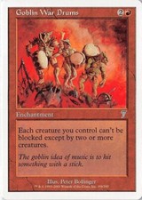 Goblin War Drums *PLAYSET* Magic MtG x4 Seventh 7th Edition SP