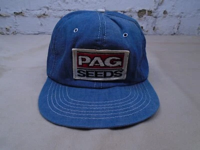 Gorra de camionero vintage PAG Seed Snapback con parche de mezclilla Foto 1 de 4