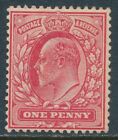 1911 GB 1d ROSE RED MINT MNH SG272 perf 14