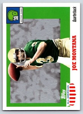 Joe Montana Notre Dame Fighting Irish 2005 Topps All American #8 23572 - Image 1 of 2