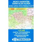 Tabacco Wandern 1 : 25 000 Sarntaler Alpen - Sheet map, folded NEW  26/07/2013