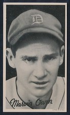 1936 MARVIN OWEN R314 Wide Pen Baseball Card (NMMt)