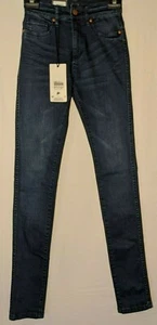 WOMEN'S LEE JEANS BLUE SHADOW HIGH SKINNY STRETCH SIZE 6 LEG 33" NWT RRP $129.95 - Picture 1 of 11