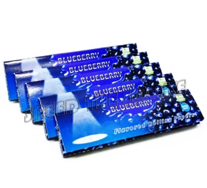 5 X Papel de liar para cigarrillos con sabor a arándano 108 mm 32 papeles por paquete - Imagen 1 de 4