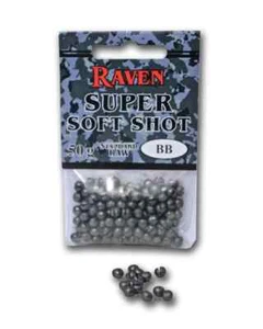 RAVEN- SUPER SOFT SHOT NO.6 STANDARD RAW, Sinkers & Weights  50g - Picture 1 of 1