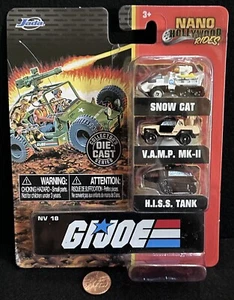 Nano Hollywood Rides Diecast Cars: GI JOE - Snow Cat - V.A.M.P. Mk II - Picture 1 of 4