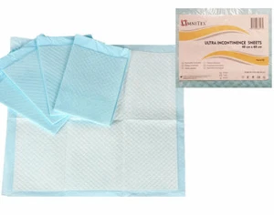 40x60cm Omnitex ULTRA Incontinence Bed Sheets / Pads - 800ml Absorbency - Picture 1 of 3