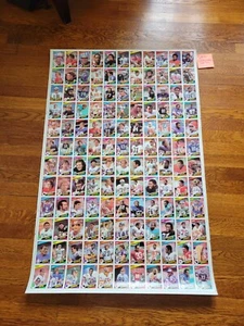 1984 Topps Football 132-card Uncut Sheet - Eric Dickerson, Roger Craig RC! #3 - Picture 1 of 7