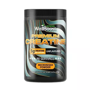 Wellboost Creatine Monohydrate Powder 450g for Improving Physical Performance - Picture 1 of 5