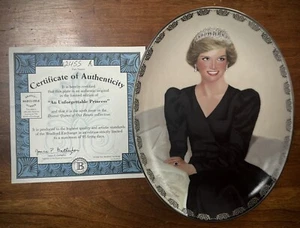BRADFORD  EXCH "An Unforgettable Princess" Diana Plate Collection #12455A - Picture 1 of 2