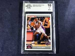 G4-75 BASKETBALL CARD - PAPE SOW TORONTO RAPTORS ROOKIE - 2005 TOPPS - GRADE 10 - Bild 1 von 5