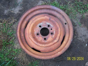 1961 1971 Dodge D100 Sweptline? Original 15 x 5.5" Steel Wheels Mopar 67 66 65 - Picture 1 of 3